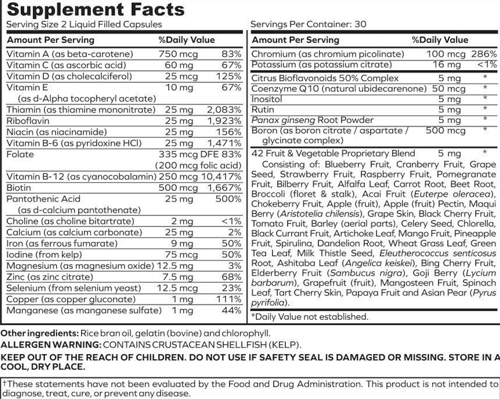 Ultimate Multivitamin Deal