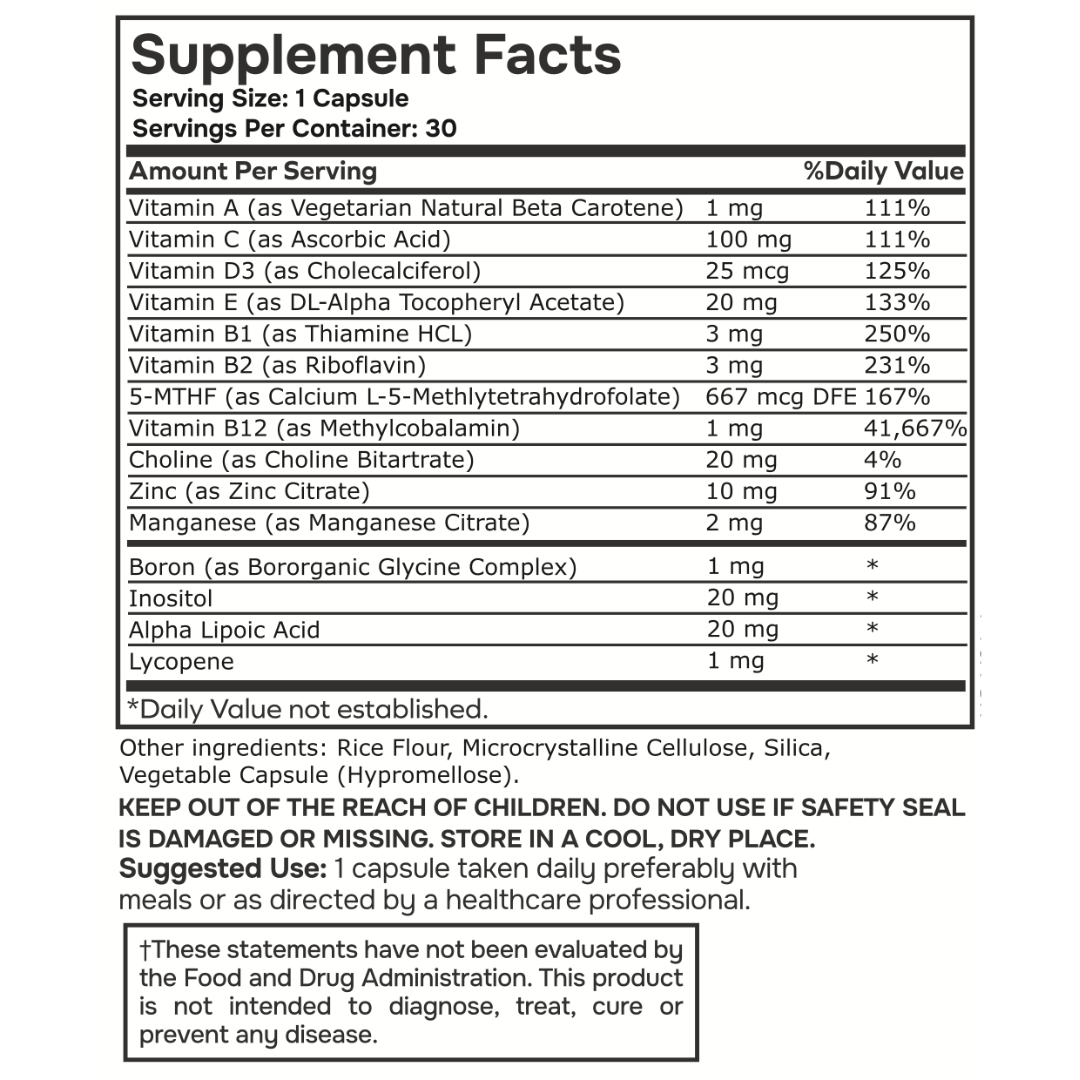 Methylated Multivitamin